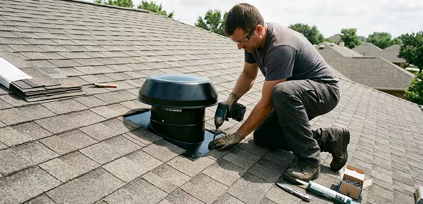 Roof Vent Fan Installation in Centerton
