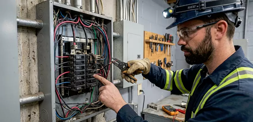 Breaker Box Short Circuit Repair in Centerton