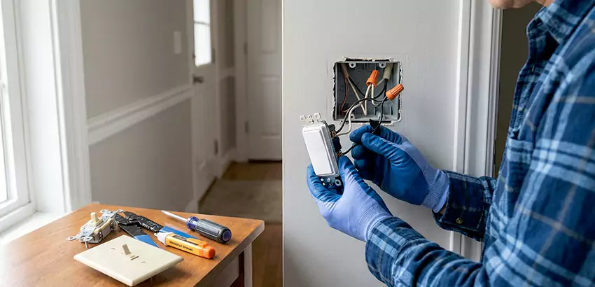 Motion Sensor Light Switch Replacement in Centerton
