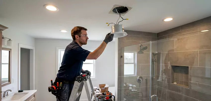 Bathroom and Shower Recessed Lighting Installation in Centerton